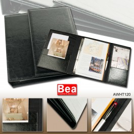 Carpeta de Dossier servicios de habitación hotel, dividida en 3 partes AWHT 120